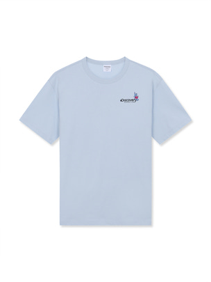 Back Graphic T-Shirts L.Sky Blue