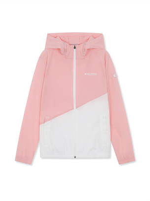 [WMS] Lightweight Hooded Inoblock Windbreaker Pink