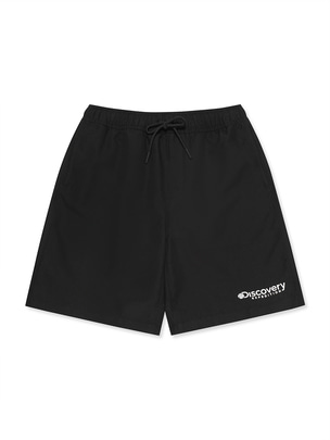 [KIDS] Logo Solid Water Shorts Black