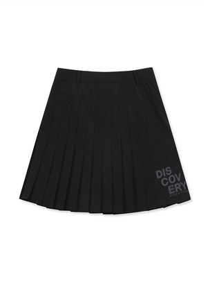 [WMS] Pleats Skirt Black