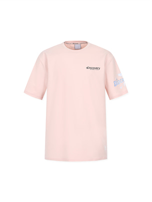 Hot Summer Graphic Water T-Shirts L.Pink