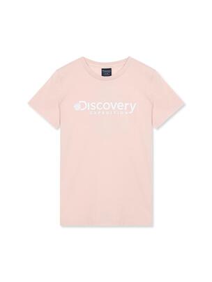[WMS] Women`S LOGAN Big Logo T-Shirt L.Pink