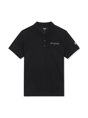 [WMS] Premium Wappen Collar T-Shirts Black