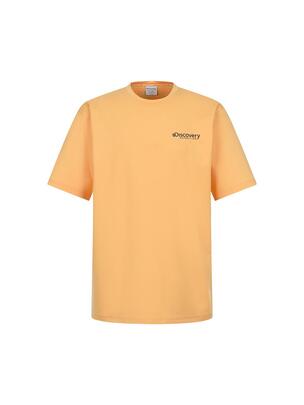 Overfit Small Logo Water T-Shirts Orange