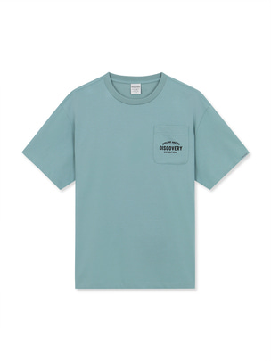Pocket Overfit T-Shirts Dark Mint