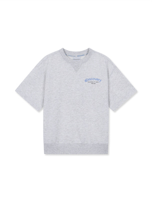 [KIDS] Color Training T-Shirts L.Melange Grey