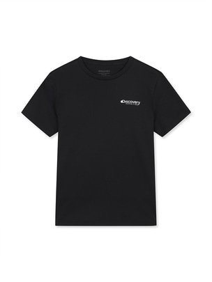[WMS] Discovery Character Graphic T-Shirt Black