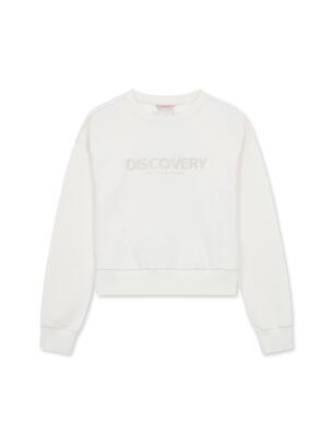 [WMS] Crop Training Sweatshirt Ivory