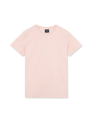 [WMS] Women`S DENVER Small Logo T-Shirt L.Pink