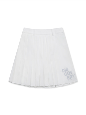 [WMS] Pleats Skirt Off White