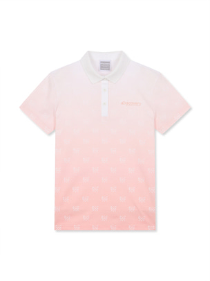 [WMS] All Over Collar T-Shirts Pink