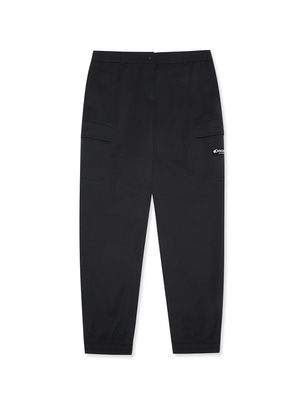 [WMS] Tapered Cargo Jogger Pants Black