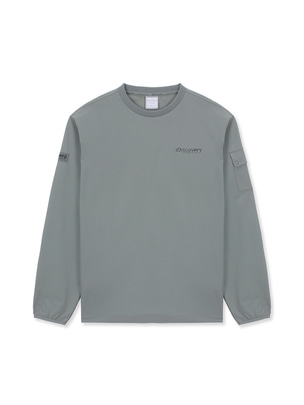 Woven Out Pocket Sweatshirt L.Khaki
