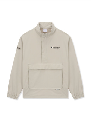 Woven Out Pocket Anorak L.Beige