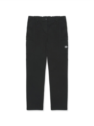 [WMS] Cotton Span Regularfit Cargo Pants Black