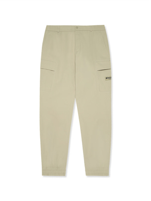 Tapered Cargo Jogger Pants D.Beige