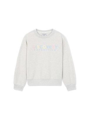 [KIDS] Girl`S Lettering Sweatshirt Mg.Ivory