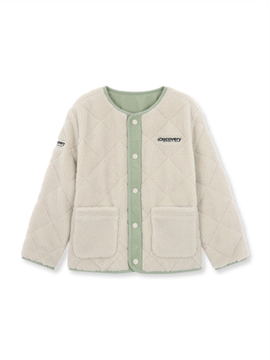 [KIDS] Dia Reversible Fleece Jacket Beige