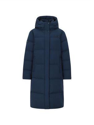 [WMS] Leicester Rds Goose Long Down Jacket D.Navy