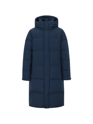Leicester Rds Goose Long Down Jacket D.Navy