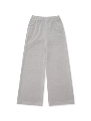 [WMS] Velour Semi-Wide Traning Pants L.Grey