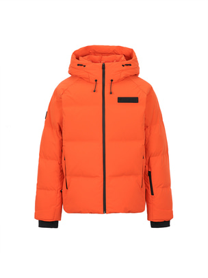 Alpen Goose Shorts Down Jacket Orange