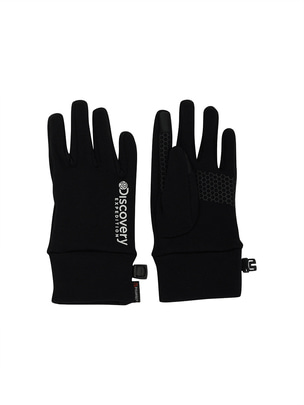 [KIDS] Polartec Stretch Gloves Black