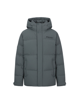 Leicester G Rds Goose Shorts Down Jacket D.Grey