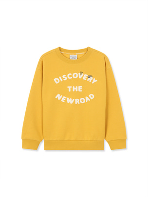 [KIDS] Color Brushed Training Crew D.Yellow