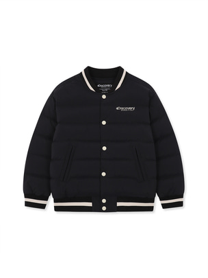 [KIDS] Varsity Shorts Down Jacket Black