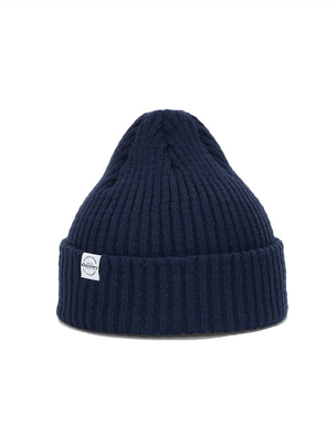 Camping Waffle Beanie D.Navy