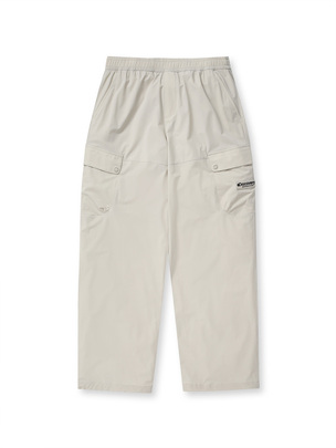 Woven Traning Loose Fit String Pants D.Beige