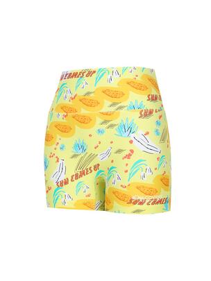 [WMS] Hot Summer High Waist 2.7 Water Shorts Lime