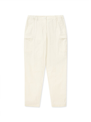 [WMS] Light Cotton-Like Cargo Pants D.Ivory