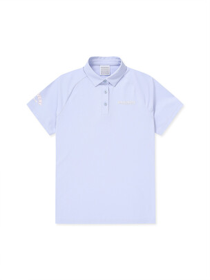 [WMS] Raglan  Sleeve Point Collar T-Shirts Lavender