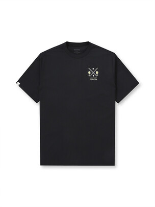 Golf Symbol Graphic T-Shirts Black