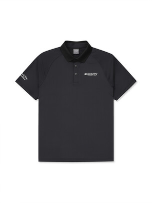 Raglan Collar T-Shirts Black