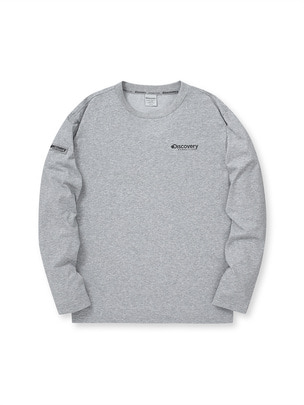 DENVER Long Sleeve T-Shirts Melange Grey
