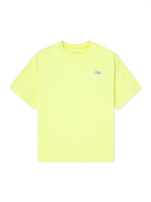 [WMS] Hot Summer Back Graphic T-Shirts Lime