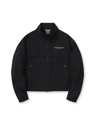 [WMS] Woven Cool Touch High Neck Training Jacket Black