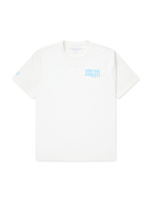 Hot Summer Small Graphic T-Shirts Cream
