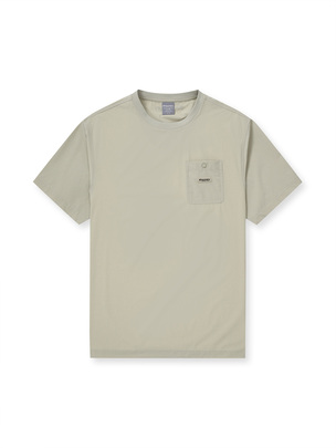 Pocket Woven T-Shirts D.Beige