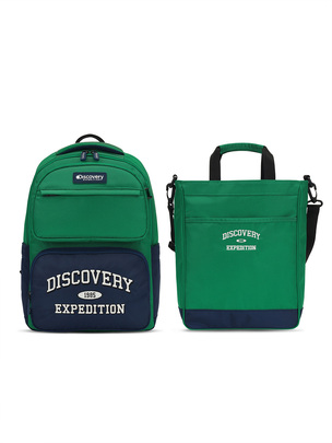 [KIDS] Varsity Backpack Set Green Green