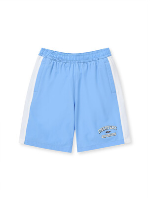 [KIDS] Varsity Side Coloration Haif Pants L.Cobalt Blue