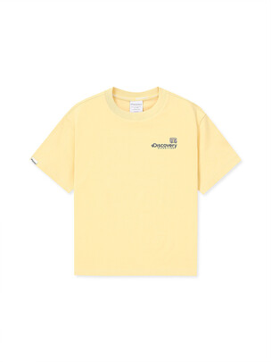 [KIDS] Fixel Lettering Cool T-Shirt Yellow