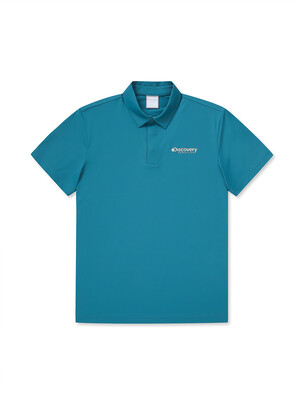 Basic Collar T-Shirts Turquoise