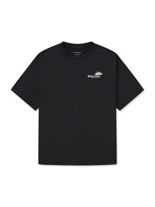 [WMS] Hot Summer Back Graphic T-Shirts Black
