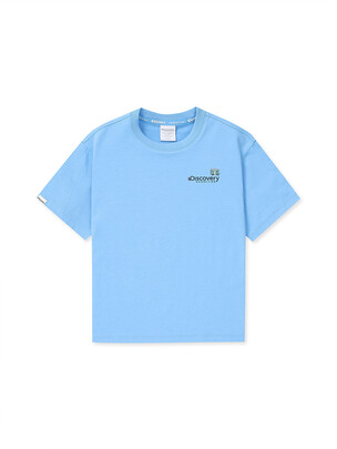 [KIDS] Fixel Lettering Cool T-Shirt L.Cobalt Blue
