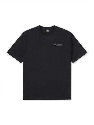 Main Crew Jeju Recycle Graphic T-Shirts Black