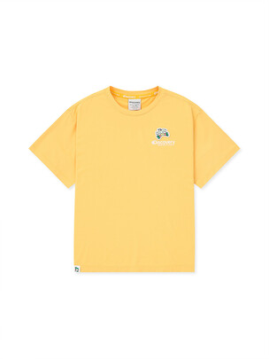 [KIDS] Golf Graphic T-Shirt Neon Orange